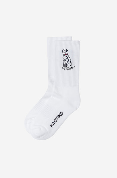 Dalmata Socks White