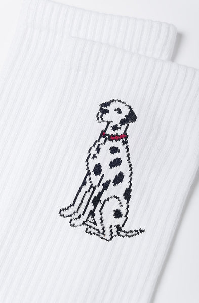 Dalmata Socks White