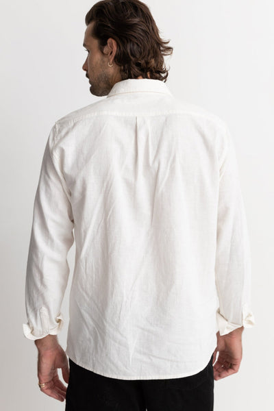 Classic Linen LS Shirt (white)