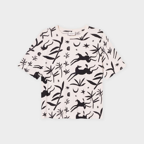 Vadstena Papercut Horses Tee
