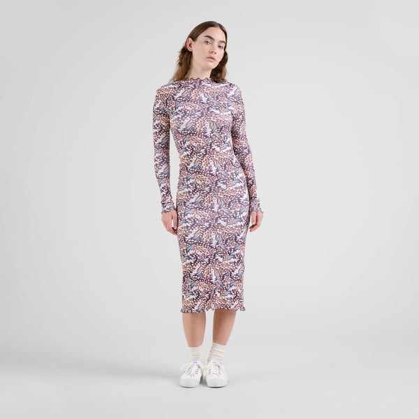 Lofta Rib Dress Butterfly