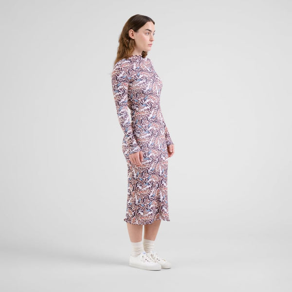 Lofta Rib Dress Butterfly