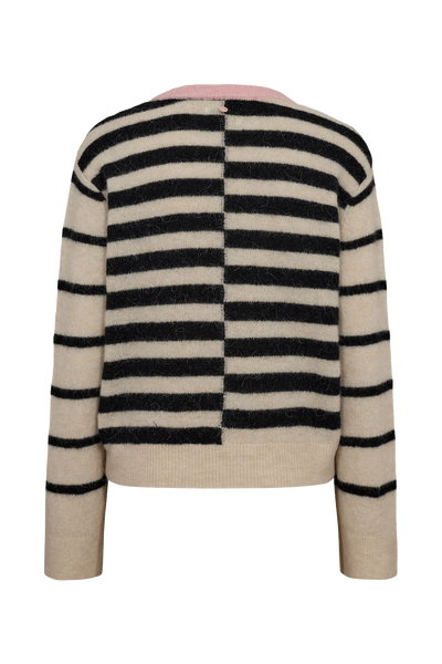 Nuriette Block Stripes Black