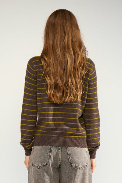 Nulucinda Stripes (Black coffee)