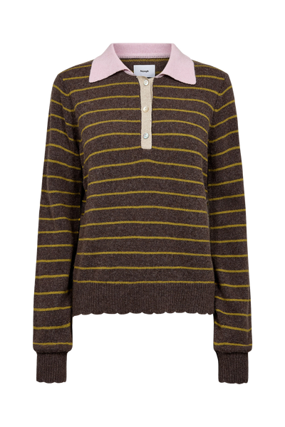 Nulucinda Stripes (Black coffee)
