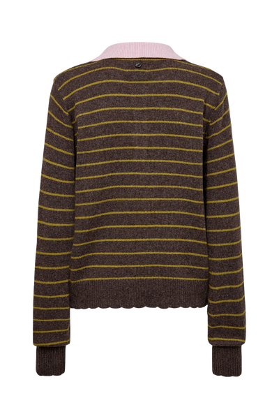 Nulucinda Stripes (Black coffee)