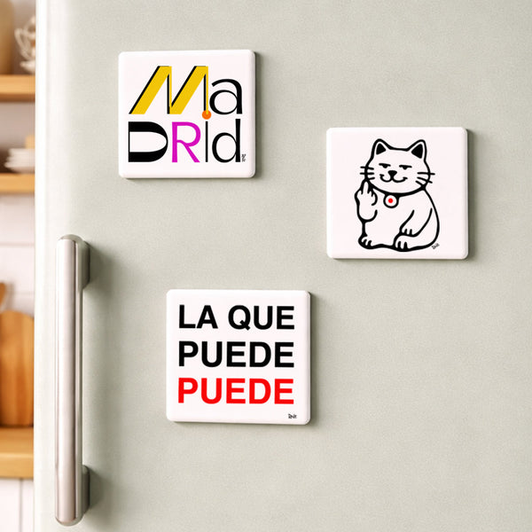 Lucky cat magnet