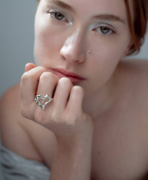Crush anillo plata