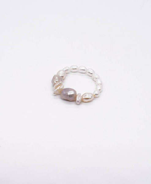 Cara anillo perlas mix