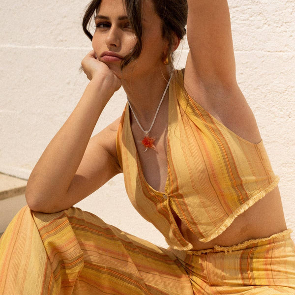 Collar Star Naranja