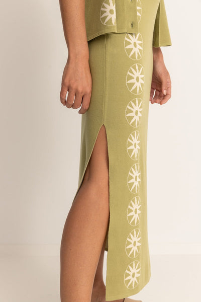 Horizon knit Midi Skirt