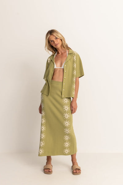 Horizon knit Midi Skirt