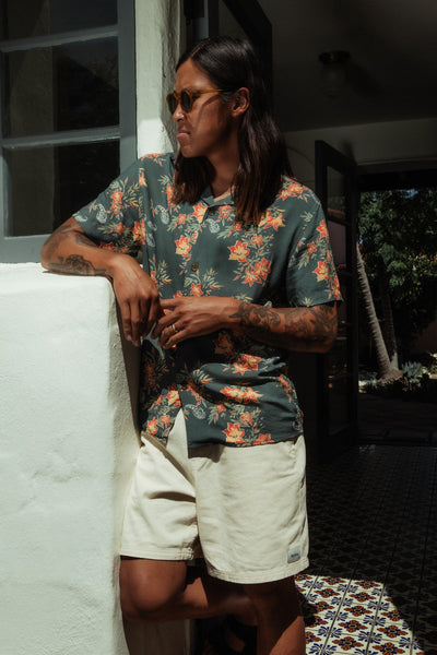 Tropical Paisley Cuban Shirt