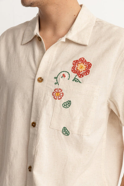 Flower Embroidery Shirt