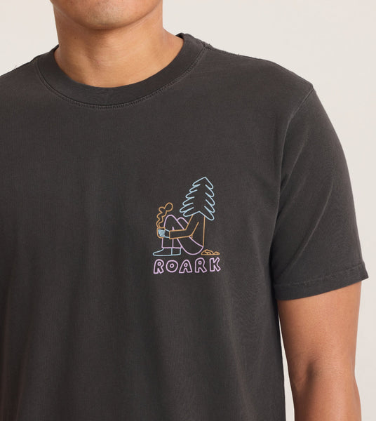 Unhustle Tee Charcoal
