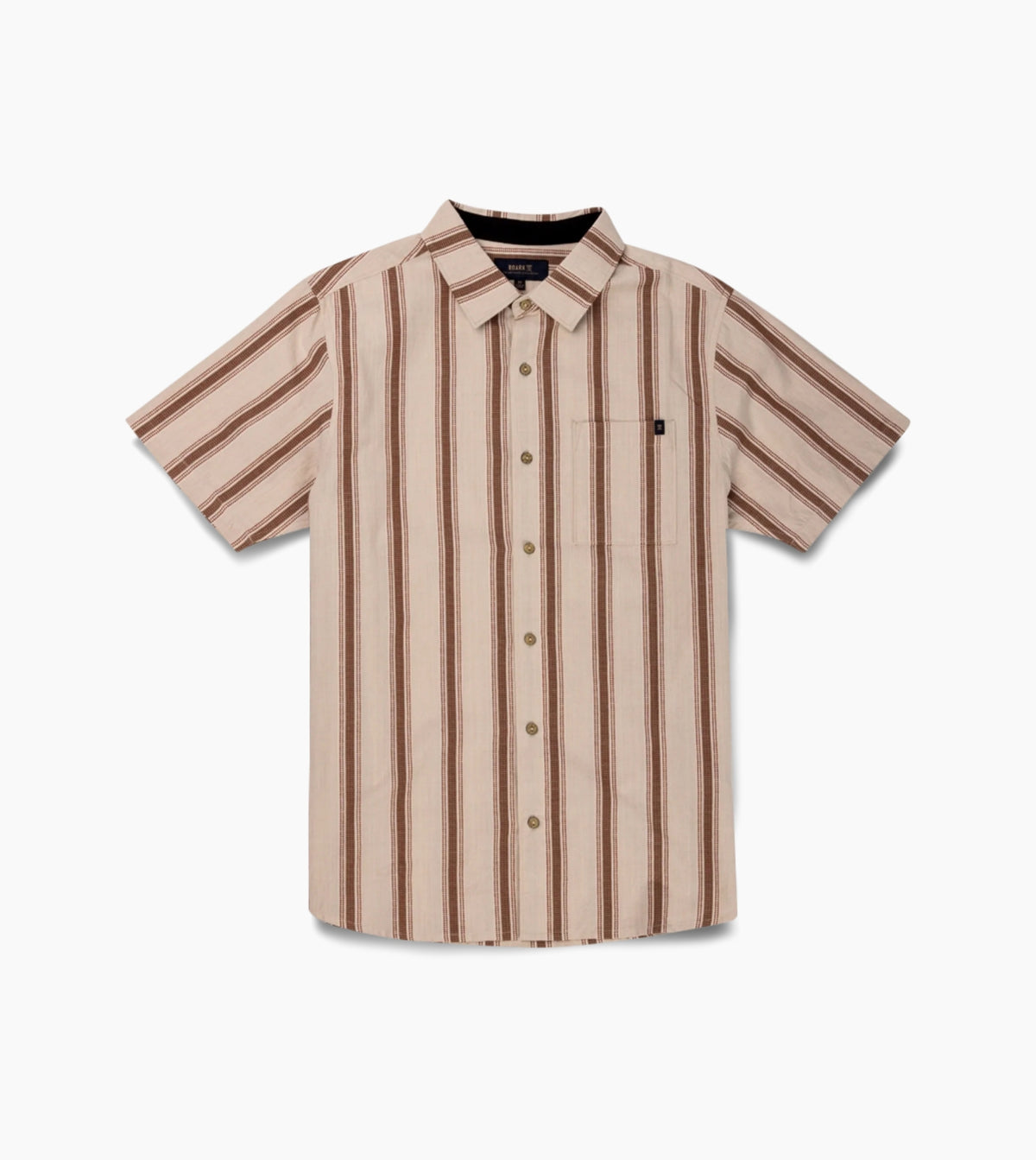 Journey S/S woven stripe shirt