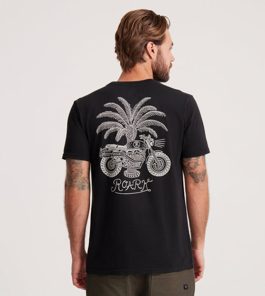 Moto black tee