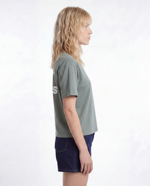 Gilda Crop Tee Green