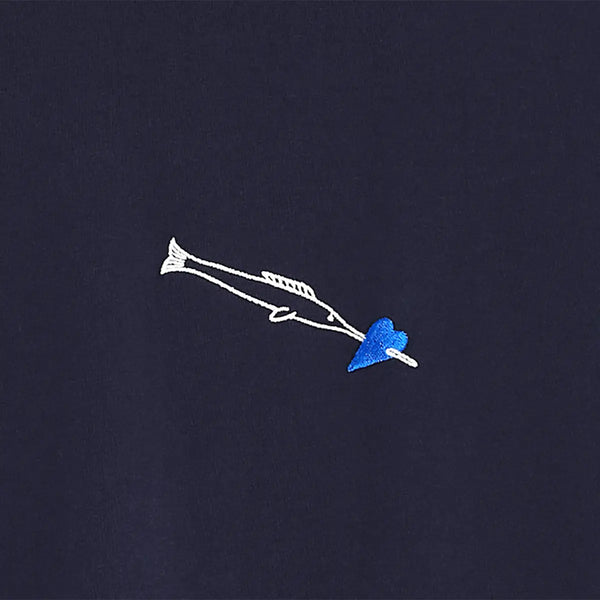 Navy Heart Tee