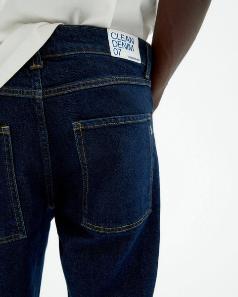 Dark Clean Denim David Pants