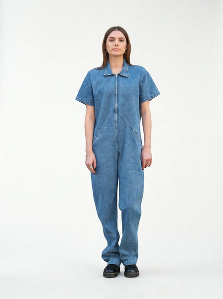 Mono Denim Manga Corta