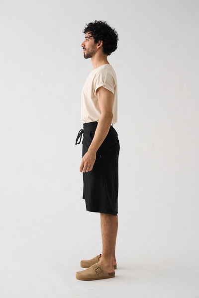 Falda unisex LINO negro