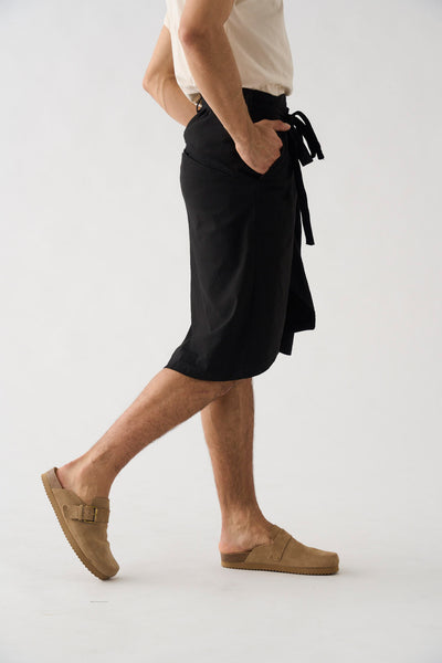 Falda unisex LINO negro