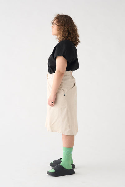 Falda unisex LINO crema