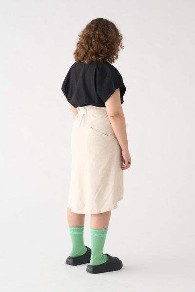 Falda unisex LINO crema