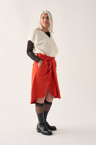 Falda Unisex Naranjo