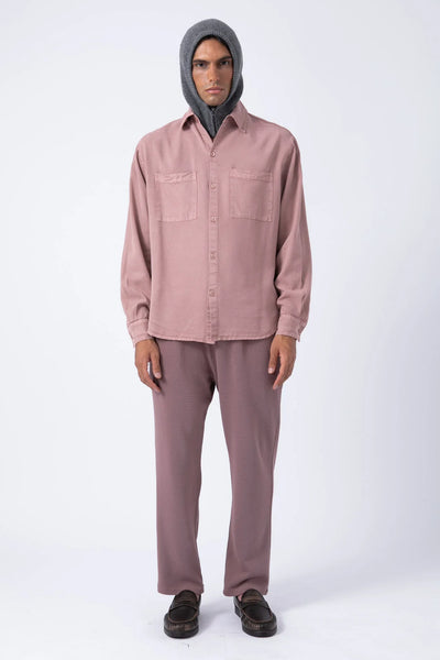 Camisa Tencel Rosa