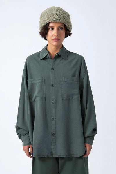 Camisa Tencel Verde