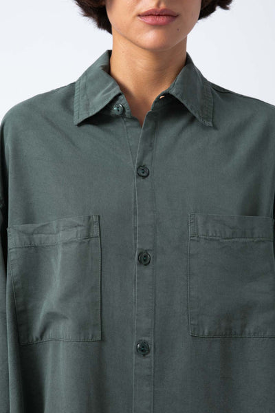 Camisa Tencel Verde