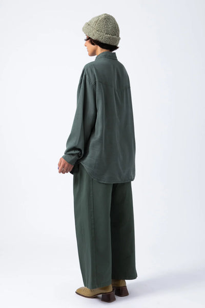 Camisa Tencel Verde