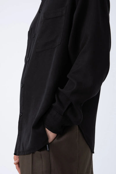 Camisa Tencel Negra