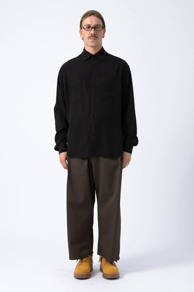 Camisa Tencel Negra
