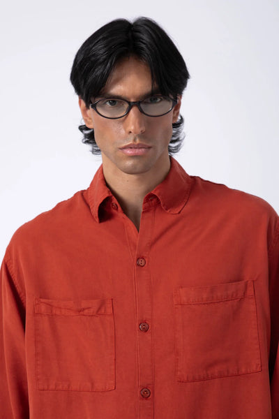 Camisa Tencel Roja