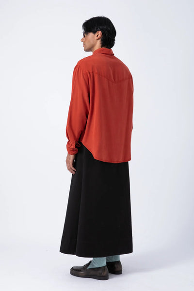 Camisa Tencel Roja