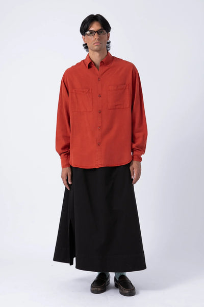 Camisa Tencel Roja