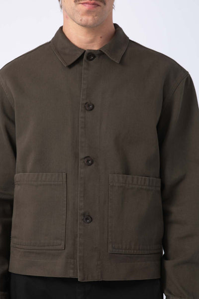 Sobrecamisa Crop Marron