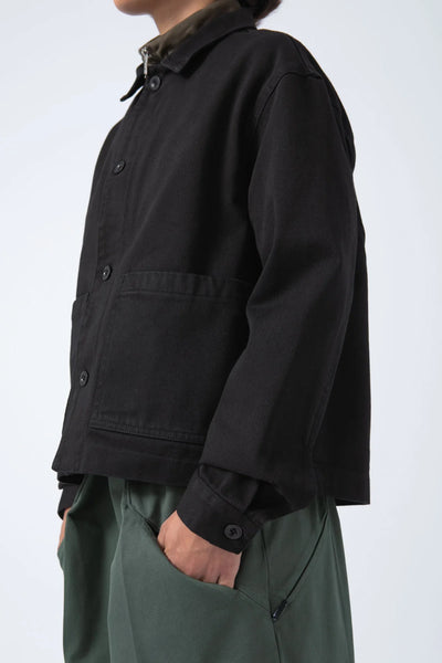 Sobrecamisa Crop Negra