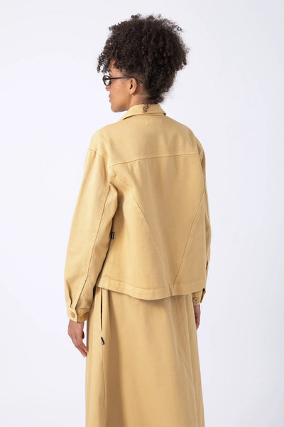 Sobrecamisa Crop Amarilla