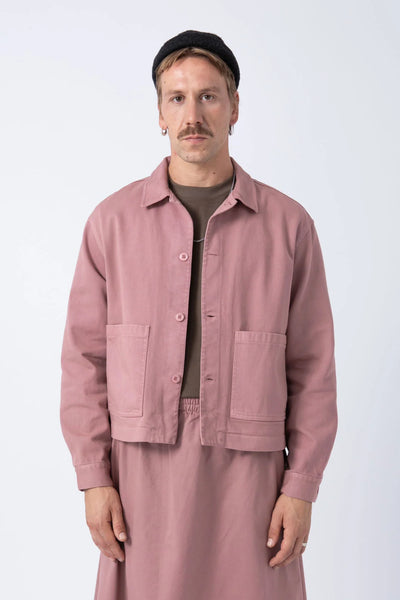 Sobrecamisa Crop Rosa