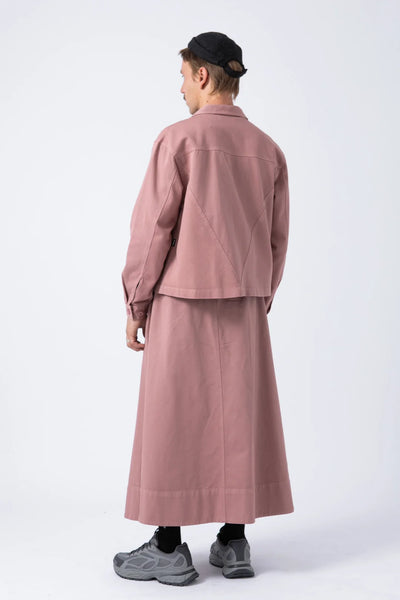 Sobrecamisa Crop Rosa