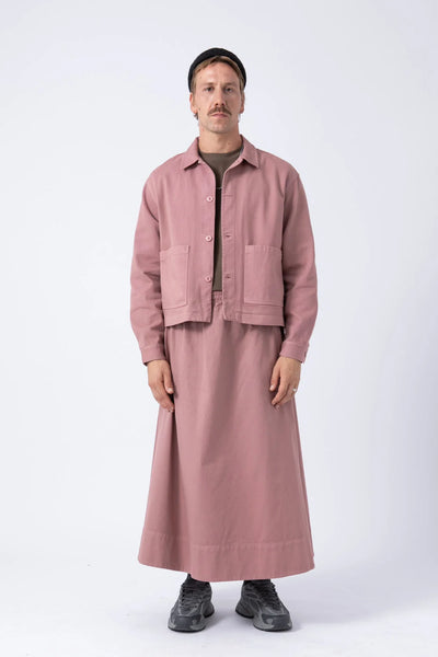 Sobrecamisa Crop Rosa