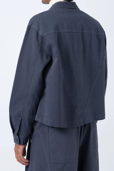Sobrecamisa Crop Azul