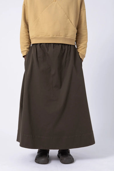 Falda Larga Marron