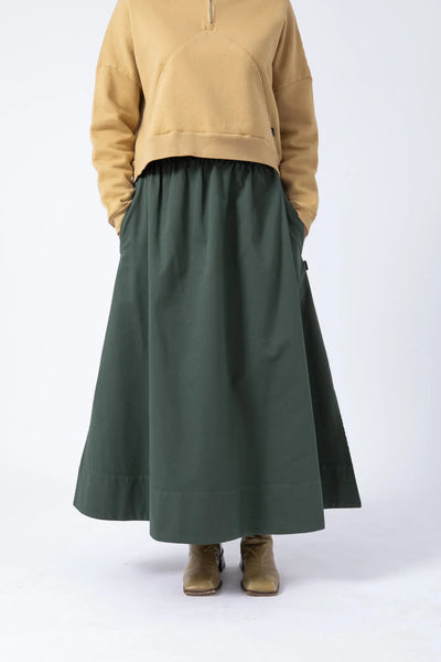 Falda Larga Verde