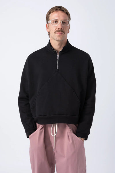 Sudadera Cremallera Negra