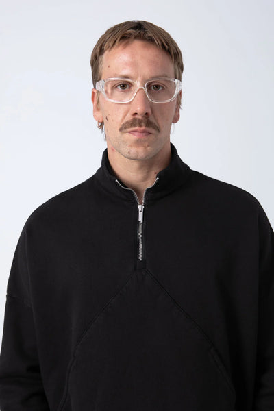 Sudadera Cremallera Negra